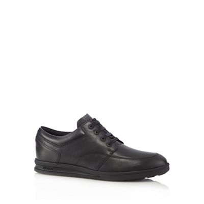 Kickers Black leather lace up shoes